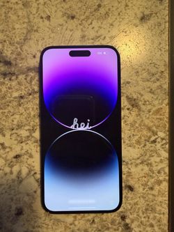 Refurbished iPhone 14 Pro Max  128 gigs Deep Purple