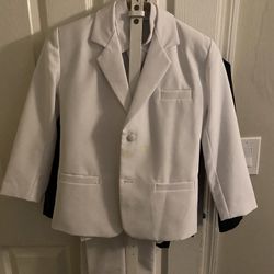 White Confirmation Suit