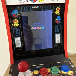 Arcade1up Pac-Man Counter-Cade Arcade w/Raspberry Pi 906 Games *READ*