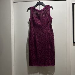 Purple Rose Dress