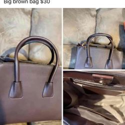 Large Brown Bag In Excellent Condition