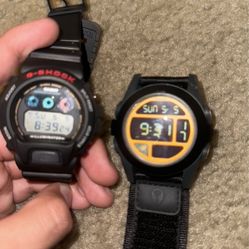 2 Watches, G-Shock and Nixon