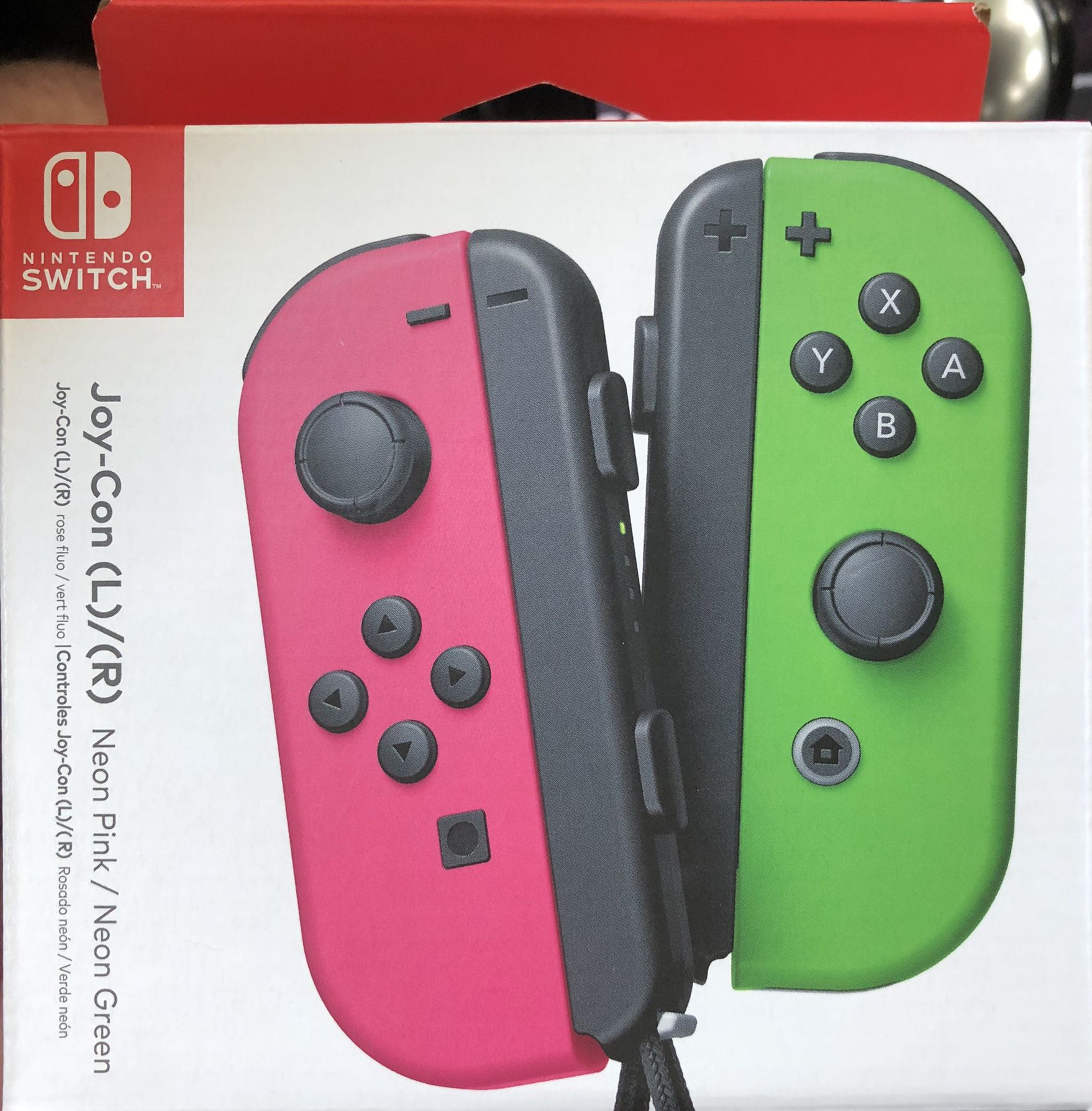 Nintendo Neon Pink Green Joy-Cons New and Sealed! $65 FIRM!!!! for Sale in Fullerton, PA - OfferUp
