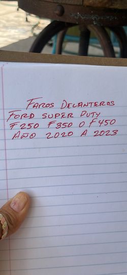 Faros De Frente Orijinales Ford