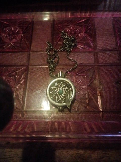 Essential Oil Diffuser Pendant Necklace For Sale.