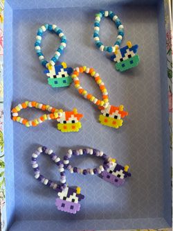 Cow perler Kandi bracelets festivals raves