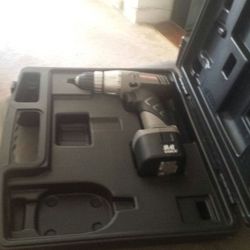 CRAFTSMAN POWER TOOL 9.6 NO CHARGER WITH CASE