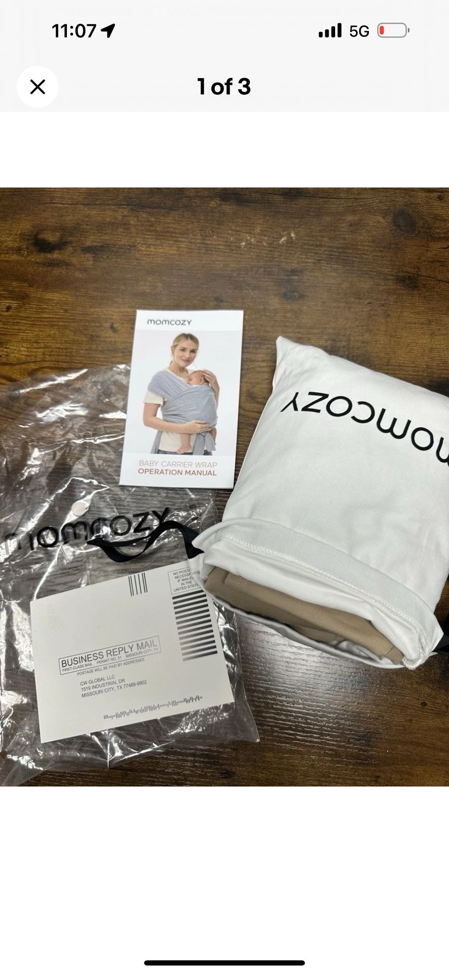 New Momcozy Baby Carrier/wrap