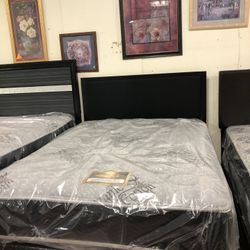 New Full Size Bed With Mattress And Box Spring Included 