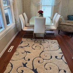 Sofa Set , Dining Table And Carpets