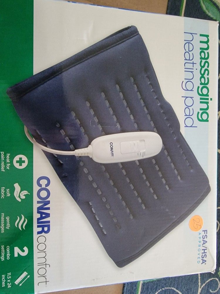 CONAIR comfort Massaging Heating Pad for Sale in Las Vegas, NV OfferUp