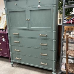 Wooden tall spacious armoire/chest of drawers/dresser