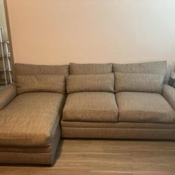 American Signature Furniture - 2 Piece Sectional W/ Chaise 