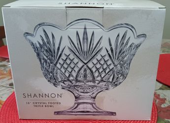 Shannon Dublin 10" Crystal Triffle Bowl
