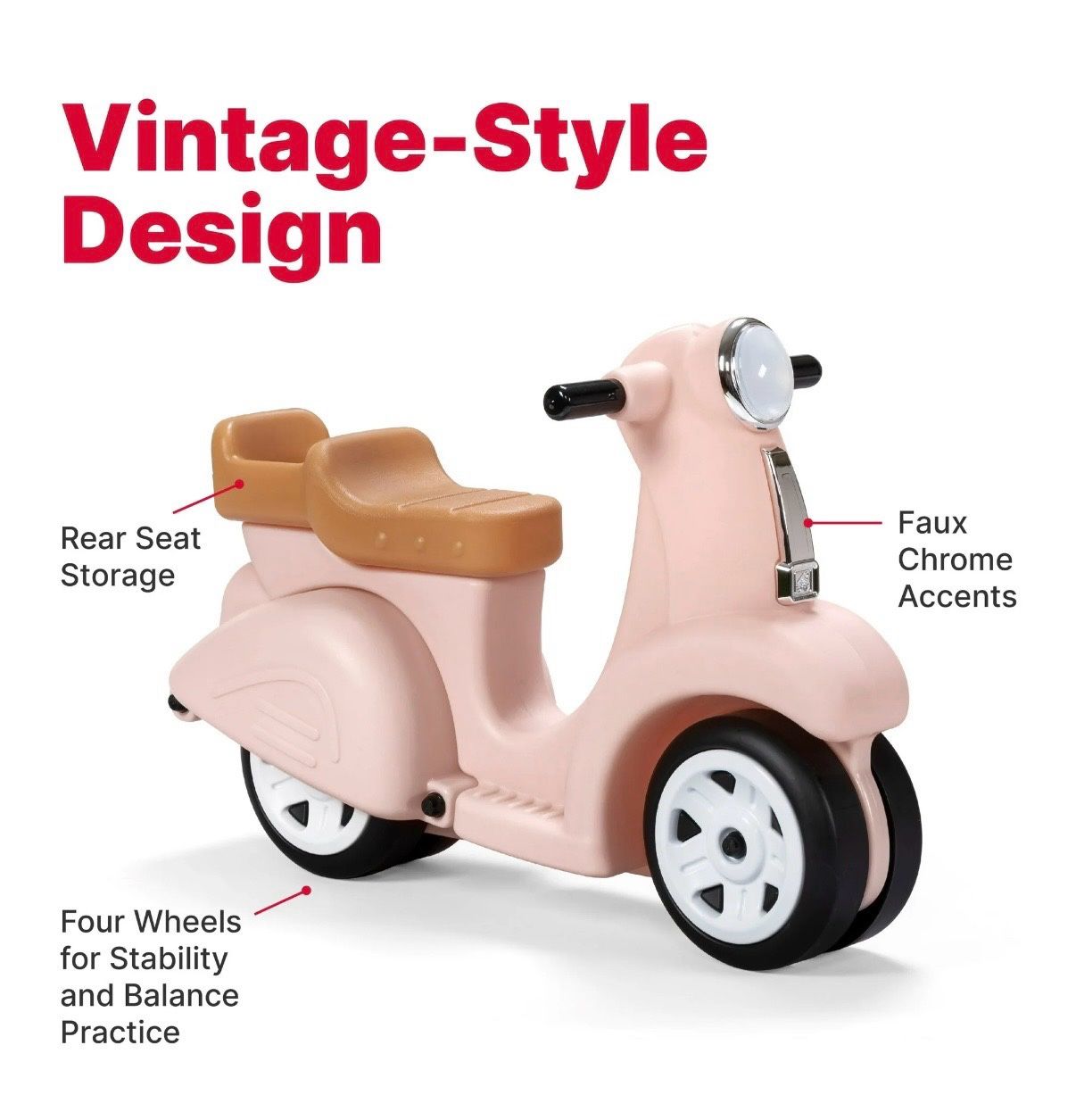 Rose Pink Scooter-New