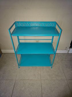 Metal 3 Shelf Foldable Shelving Unit