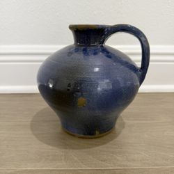 Pottery Barn Small Blue Vase