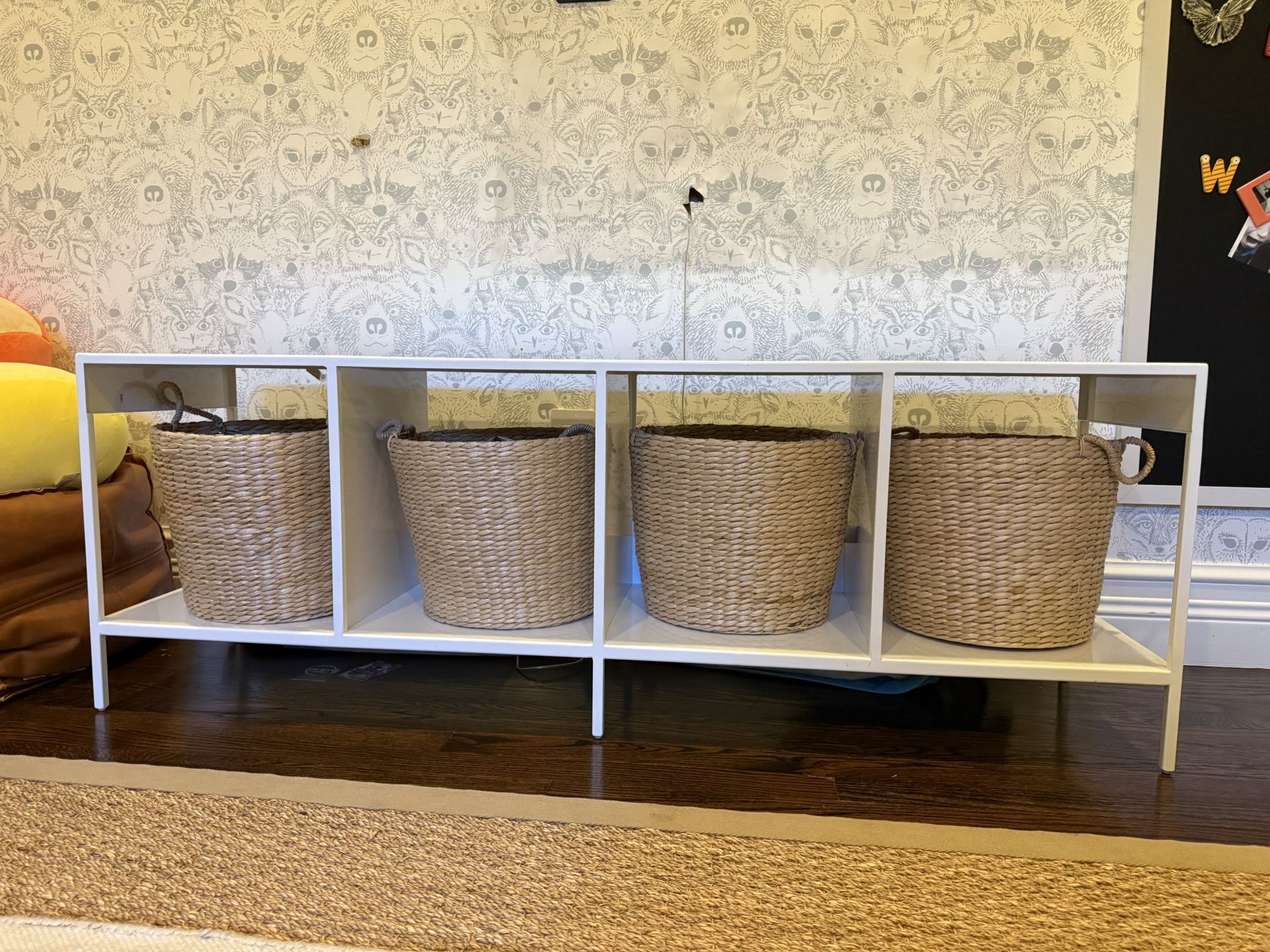 Console table and Baskets