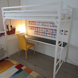 Loft Bed + Desk Mint Condition 