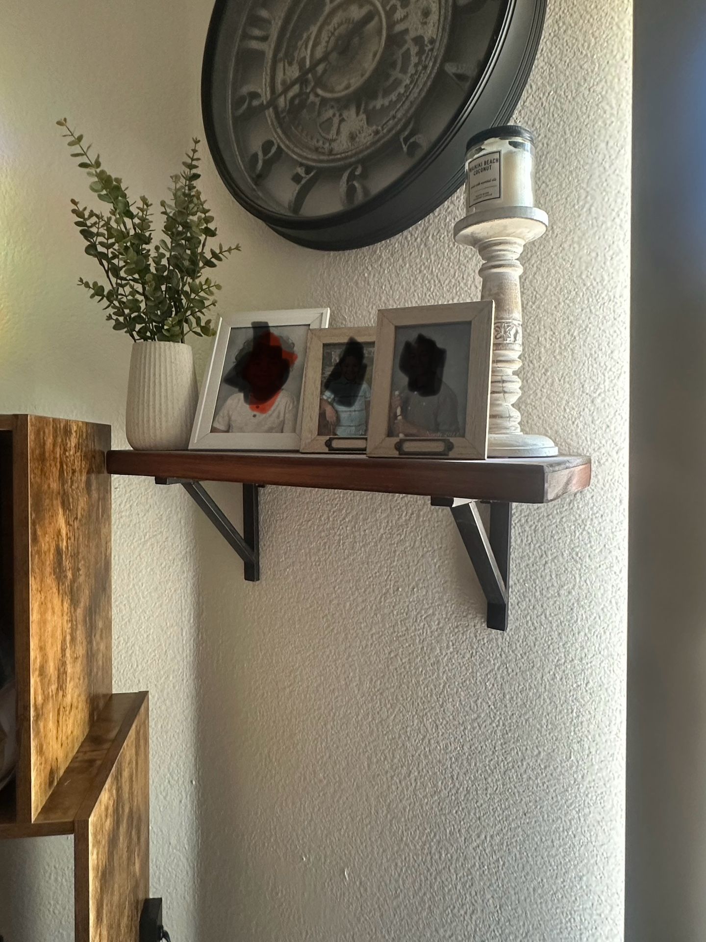 Shelves Dresser Side Tables Basket Clock