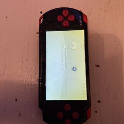 Red & Black PSP 3000 – 32GB Memory Card – Fully Functional