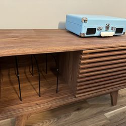 Crosley Record Player With Record Stand