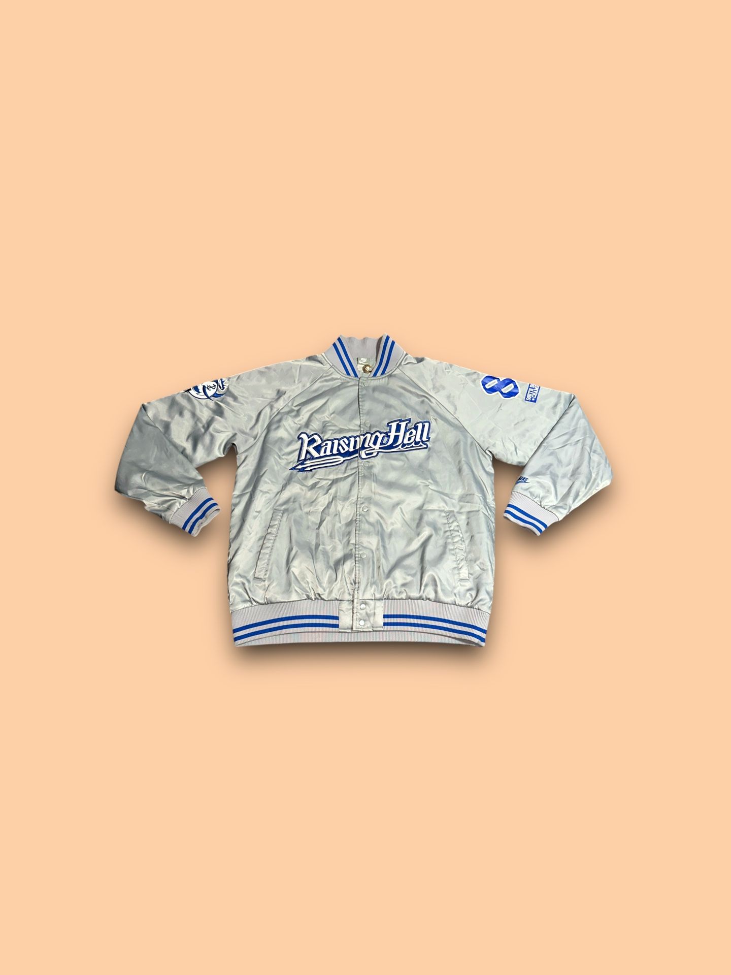 Vintage Nike sportswear St. Reatham Souls Raising Hell Bomber jacket