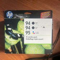 Hp Ink Cartridge Tri Pack Refill. 94 & 95