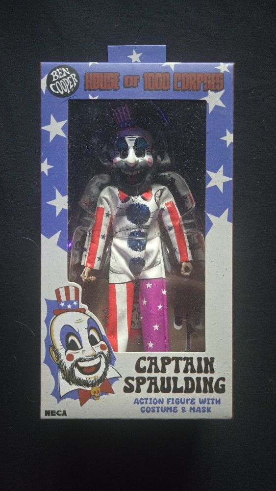 Ben Cooper Costume Series 4 Captain Spaulding 6 Inch Clothed Figure - IN