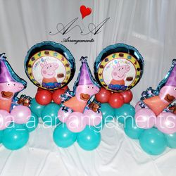 Peppa pig Character Centerpieces 