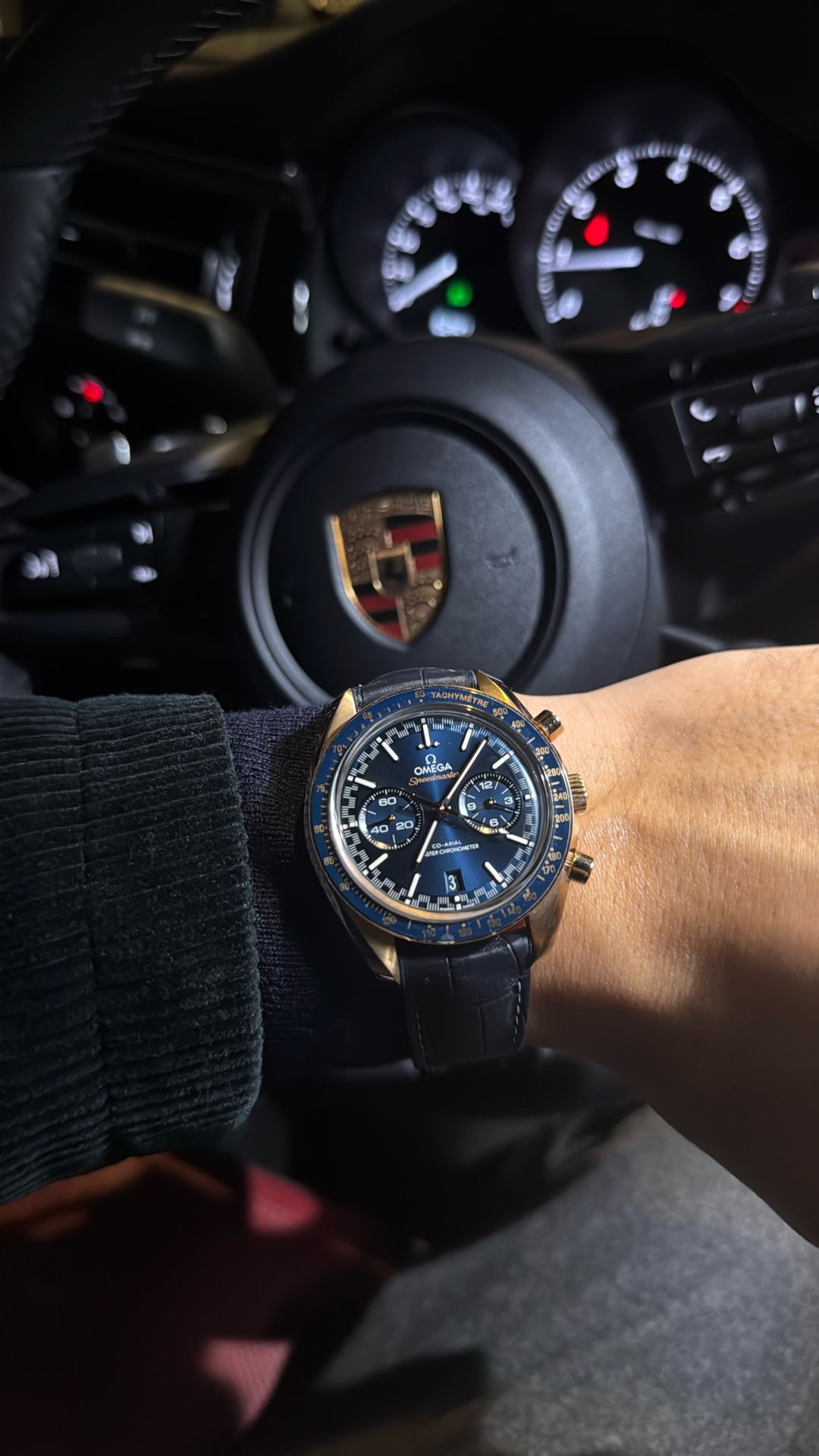 Omega Speedmaster Racing Gold