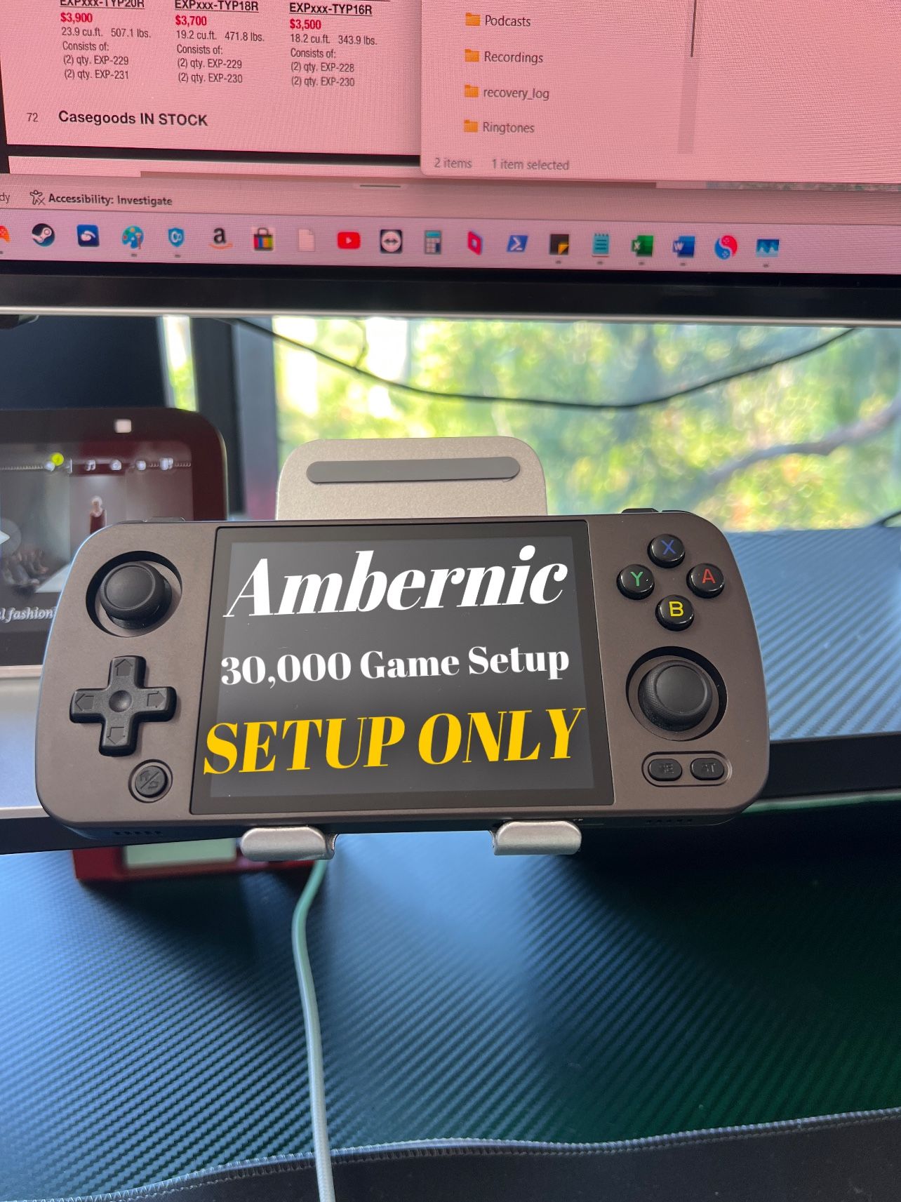 Retro Setup. Ambernic ROM Setup – 30,000+ Classic Games Installed! 