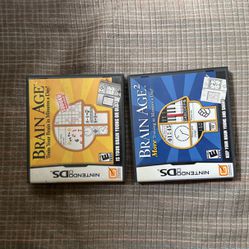 Nintendo Ds Brain Age One And Two