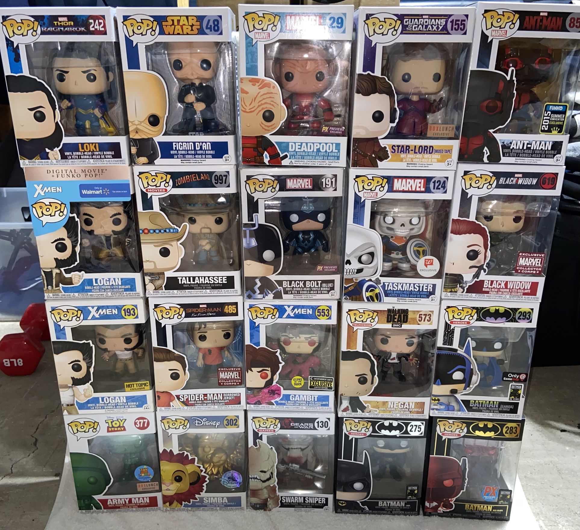 Various Funko Pop Funkos Pop Lot
