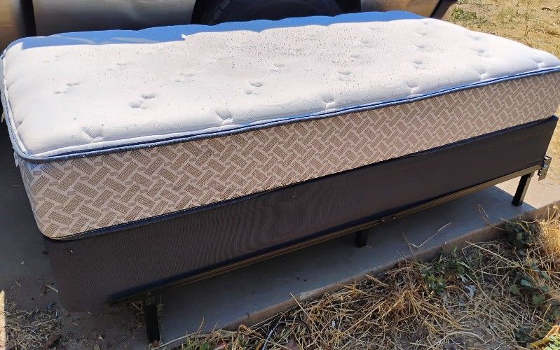 Twin Size Mattress Box Spring And Frame