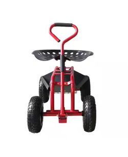 Husky Steel Garden Cart with Steering