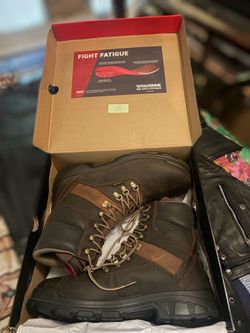 Wolverine Cabot 8” waterproof work boots (14 M)