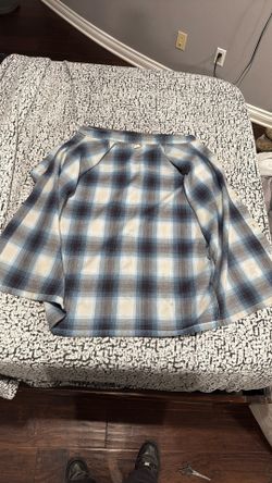 Blue FB County flannel