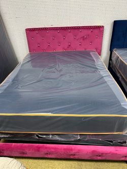 Queen mattress and frame