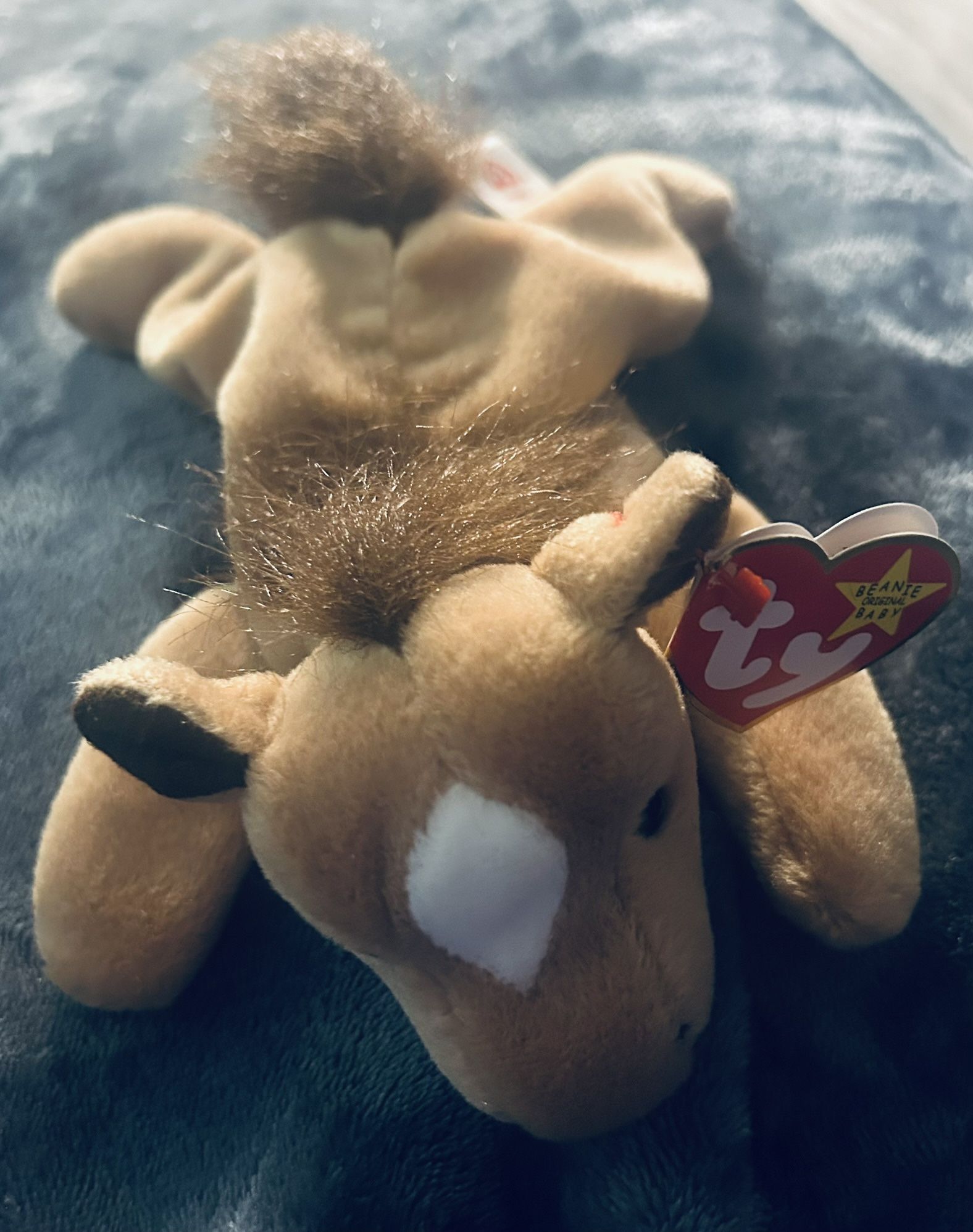 1995 TY beanie baby - Derby The Horse - Tag Error (Reitred)