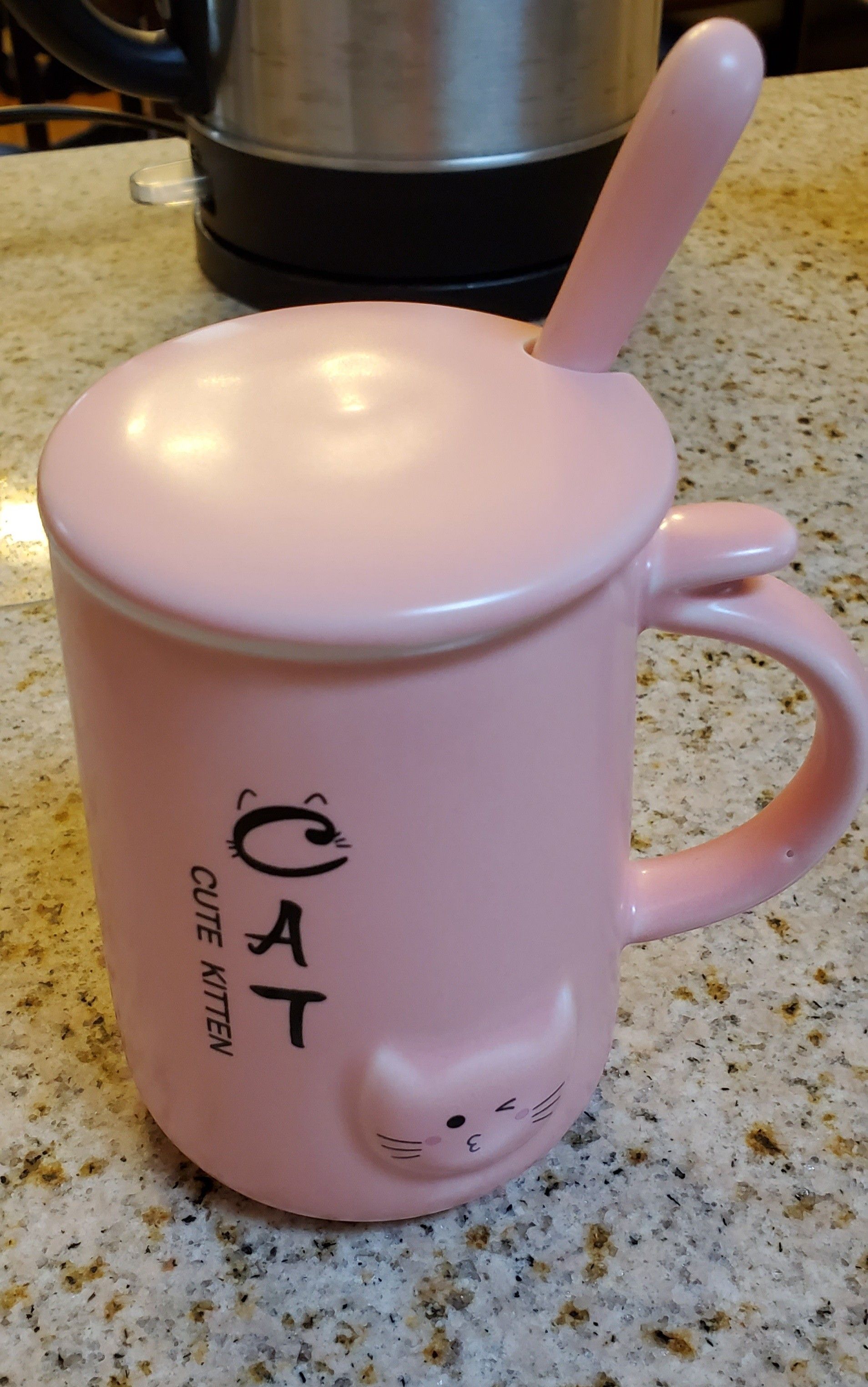 Pink cute tea cup