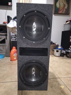 2 10" Alpine X Wirh Nice Ported Box