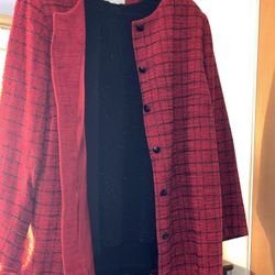 GORGEOUS RED HOLIDAY JACKET