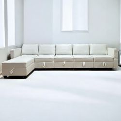 💎COUCH Sectional Sofa | LEATHER | Brand New In Box 