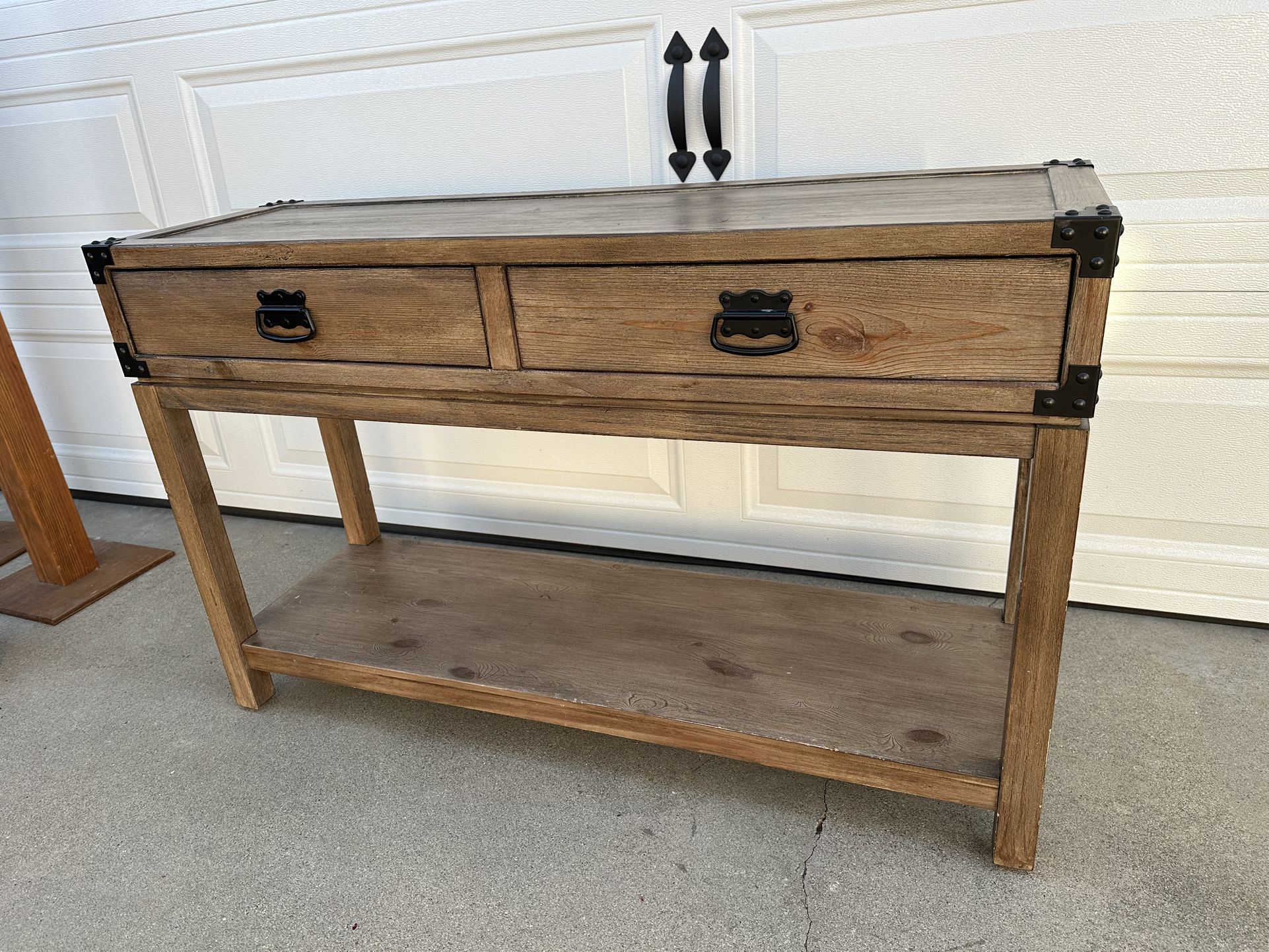 Wood Accent, Entry Or Console Table