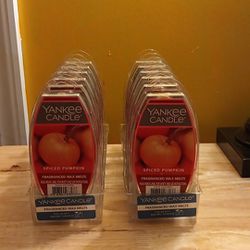 Yankee Candle 6 Brand New Pumpkin Spice Wax Melts Packsts 