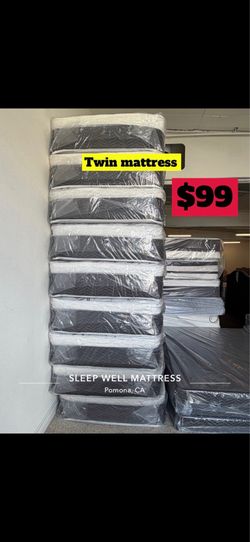 Twin size pillow top mattress