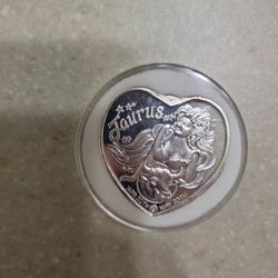 For Someone Special Heart Shaped 1 Oz 999 Silver Coin 