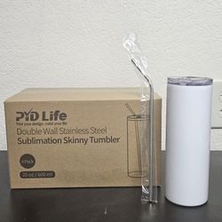 20 oz Skinny Sublimation Tumblers