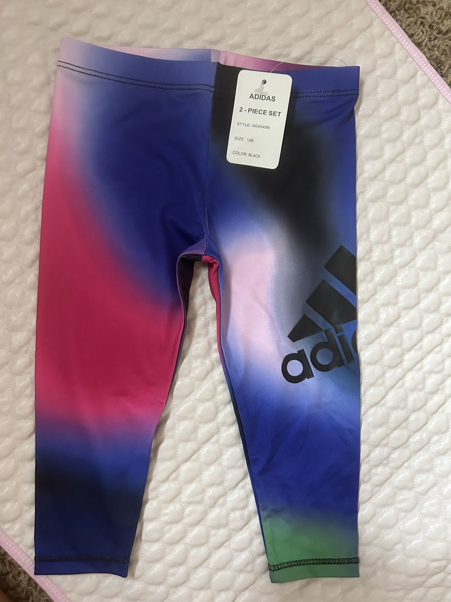 Baby Adidas Tights New With Tags Size 12 Months